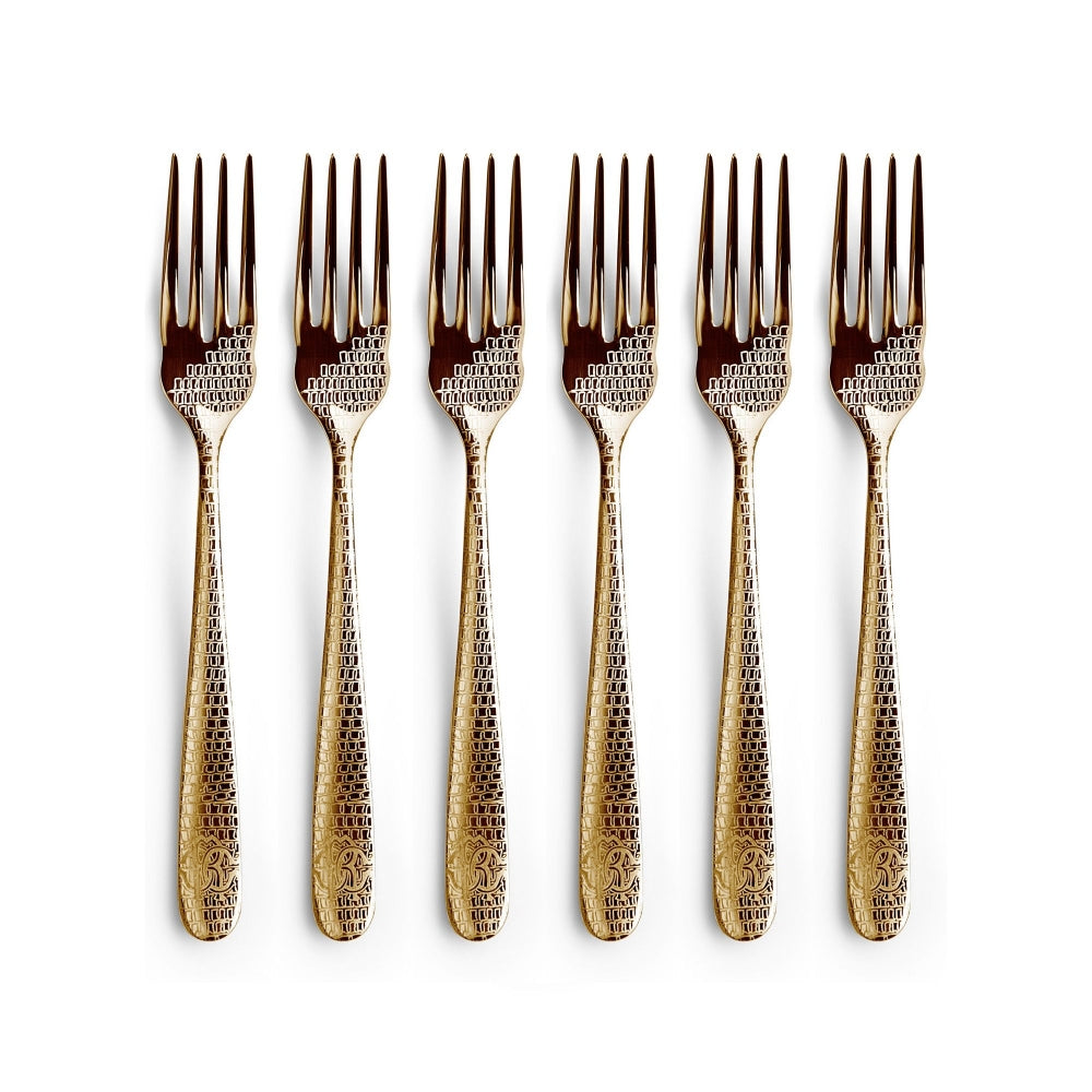 ROBERTO CAVALLI - TENEDORES PARA PESCADO - SET 6 UDS